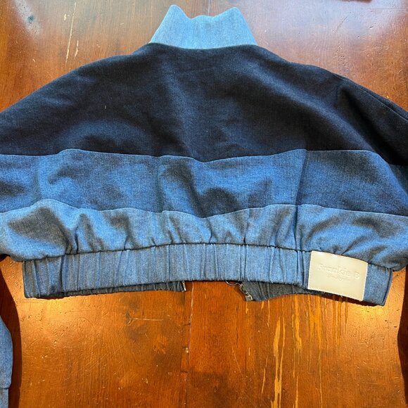 Revolve x Chloe Denim Track Jacket and Shorts - Picture 10 of 16